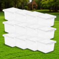 thumbnail image 1 of TABLETREANDS 20Pcs Portable Reptile Feeding Box Transparent Durable PP Material Reptile Keeper, 1 of 7