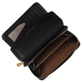 thumbnail image 1 of Monedero Del Titular De La Tarjeta, Botón A Presión Portátil De La Cartera Del Cuero De La PU De La Cremallera De Moda Para El Trabajo De Oficina, 1 of 7