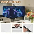 thumbnail image 6 of TSOVTHRID Sea Turtle Star Print Microwave Oven Dust Cover Stain-Resistant Microwave Oven Grill Cover Dustproof Kitchen Machine Covers Case Protections for Toaster Oven, 20.9"W x 15.7"D x 12.4"H, L, 6 of 7