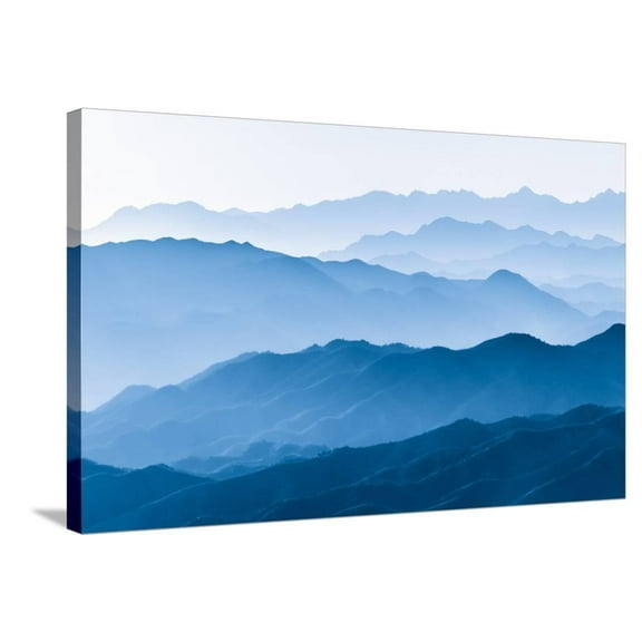 Layers of Mountain, Abstract Stretched Canvas Wall Art Sold by Art.Com