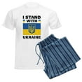 thumbnail image 6 of CafePress - I Stand With Ukraine Men's Light Pajamas - Men's Light Loose Fit Cotton Pajama Set, 6 of 7