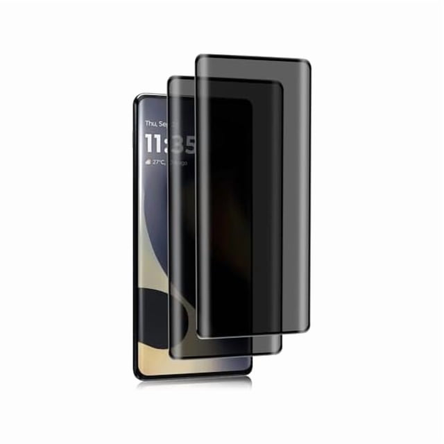Chenchen 2 Pack for Motorola Edge 2024 Privacy Screen Protector, Tempered Glass Film 3D full Coverage Anti Scratch, Anti-Spy, 9H Hardness, Bubble Free for Moto Edge 2024 Screen Protector