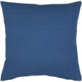 thumbnail image 3 of Lachen Woven Modern Pillow Cover in Dark Blue, Cream, 3 of 4