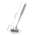 thumbnail image 2 of HOOWIFFY 2Pcs Small Stainless Steel Sauce Ladles with Comfortable Grip and Hanging Hook, 2 of 5