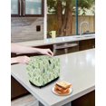 thumbnail image 3 of Spring Leaves Toaster Cover 2 Slice, Small Kitchen Appliance Covers, Pastoral Garden Botanical Watercolor Toaster Oven Cover with Loop, Bread Machine Cover Polyester Dust Cover Protection, 3 of 4