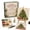 4-Style C, variant on DIY Sea Glass Art Kit Christmas Decorations, 3D Light up Sea Glass Art Kits for Adults, Handmade Mosaic Art Kits with Christmas Tree for Tabletop, Home