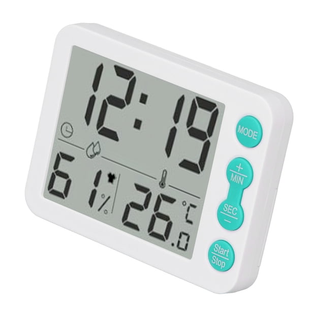 Medidor De Temperatura, Medidor Digital De Temperatura Y Humedad Multifunción Sensible Para Habitaciones De Bebés ANGGREK llave verde