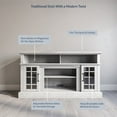 thumbnail image 4 of BELLEZE TV Stand Media Entertainment Center - Astorga (Sargent Oak), 4 of 7