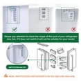 thumbnail image 4 of Refrigerator Door Bin  AAP73252209 Door Shelf Bin (Right) Compatible for LG Kenmore Refrigerator, 4 of 5