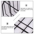thumbnail image 3 of OUNONA Black Hanging Shelf For Flower Pots Iron 1Pack, 3 of 8