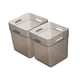 thumbnail image 4 of 2 compartimentos apilables para organizar el refrigerador. Caja organizadora para la puerta lateral del refrigerador. Gris, 4 of 9