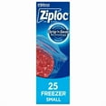 thumbnail image 1 of Ziploc Small Food Storage Freezer Bags, Grip 'n Seal Technology for Easier Grip, Open, and Close, 25 Count, Grip 'n Seal Technology, 1 of 4