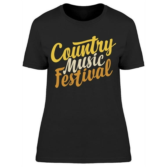Country Music Festival Design T-Shirt Women -Image by Shutterstock, Female 3X-Large