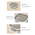 thumbnail image 7 of Moocorvic Bento Lunch Box for Insulated Food Storage with 5 Compartment, Leakpoof Lunch Containers for Adults (with Tableware)(White), 7 of 7