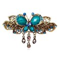 thumbnail image 1 of Pinzas para el cabello TUNC estilo mariposa retro azul, 1 of 4