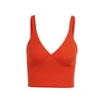 thumbnail image 2 of Mialoley Women Sexy Basic Tank Top V Neck Sleeveless Stretchy Knit Solid Color Camisole, 2 of 9