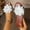 White, variant on Womens Khaki Garden Slides with Floral Applique Comfortable Slide Sandals for Women Casual Summer Beach,Size 40