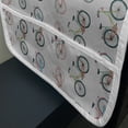 thumbnail image 3 of Hipster Microwave Oven Cover, Sketch Art Pattern Bicycles Urban Vehicles Transportation Hobby Exercise Fun Ride, Water Resistant Organizer with Pockets for Kitchen, 36" x 12", Multicolor, by Ambesonne, 3 of 4