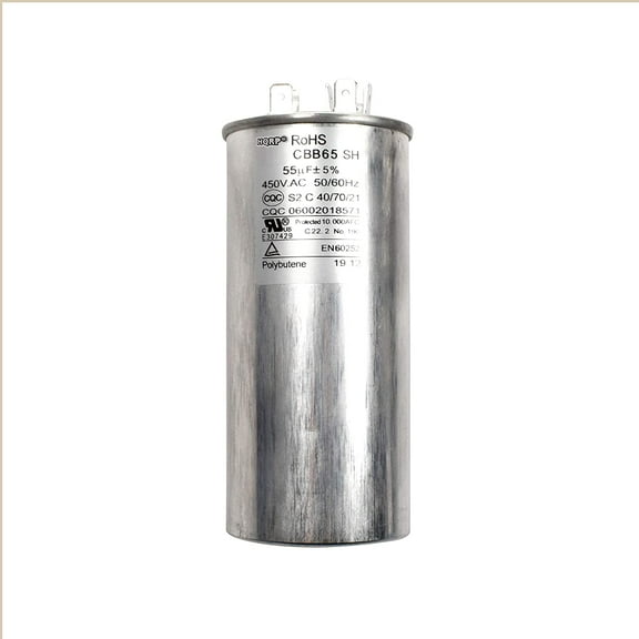 HQRP 55uF 370-440V Run Capacitor AC Electric Motor Start HVAC Blower Compressor Pump 55MFD CBB65   Coaster