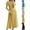 Black, variant on Womens Long Dress Short Sleeve Ruched Design Soft Fabric Asymmetrical Silhouette for Daily Wear Black L