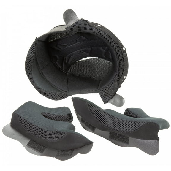 Fulmer 252 FJ1 Helmet Inner Top Liner & Cheekpad Set Black XL