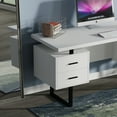 thumbnail image 3 of Glenwillow Home 60'' Mariposa Desk with 3 Storage Drawers, 3 of 10