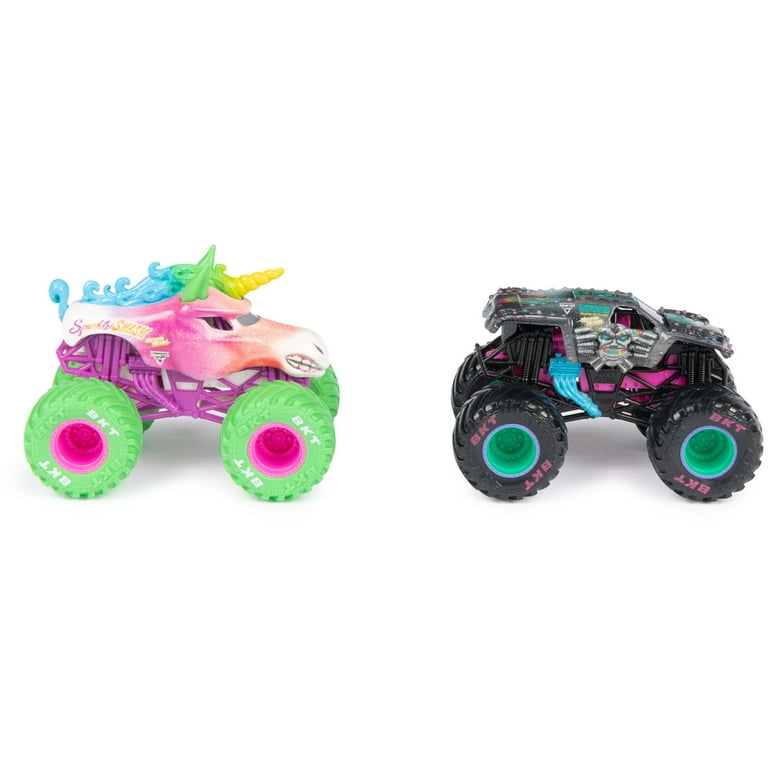 Monster Jam Toys, Neon Nitro 1:64 Scale Monster Trucks 2-Pack