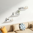 thumbnail image 7 of Sindcom 23inch Floating Shelves for Wall, Wall Mounted Wood Shelves for Bedroom, Living Room, Bathroom,Set of 3, White, 7 of 7