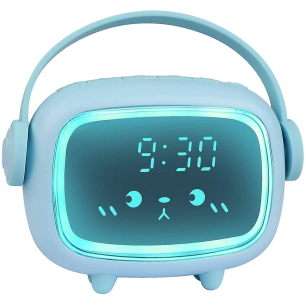 Reloj despertador digital para niños Reloj despertador para niñas y niños Reloj digital Reloj despertador de ángel Reloj despertador (hy)