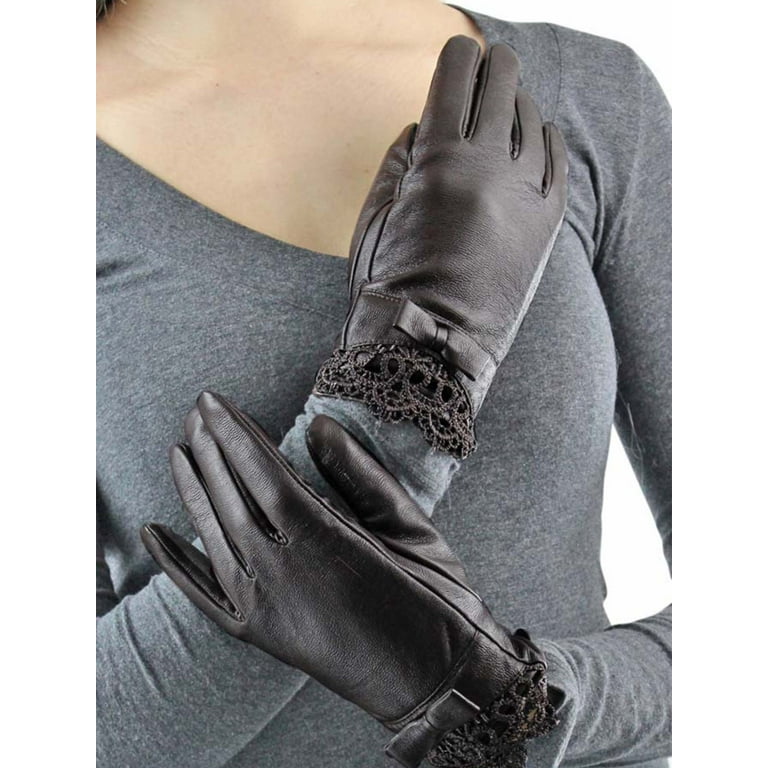 KEMIMOTO Fingerless Driving Gloves PU Faux  