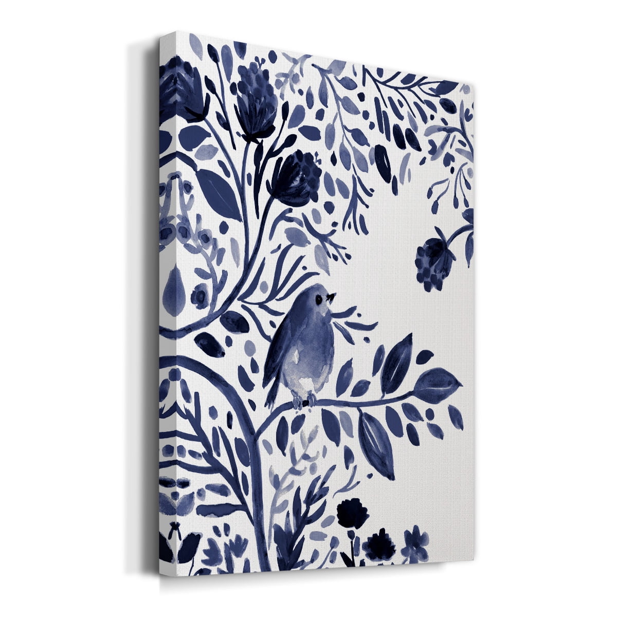 Indigo Song I Premium Gallery Wrapped Canvas - Ready to Hang