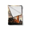 thumbnail image 2 of Urban Soft Flannel Fleece Throw Blanket, Surreal Evening at Big Ben London Historical Architecture British Town UK Scene, Cozy Plush for Indoor and Outdoor Use, 70" x 90", Cinnamon Grey, by Ambesonne, 2 of 6
