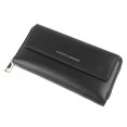 thumbnail image 1 of Cartera Para Mujer De Piel Sintética De Primera Con Cremallera Para Tarjeta De Teléfono Y Bolso De Mano Con Correa Desmontable Para Viajes Diarios De Trabajo, 1 of 7