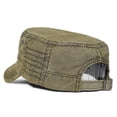 thumbnail image 3 of Gorras militares de algodón lavado, gorra militar de cadete para hombres, diseño único, gorra plana Vintage, azul esquí esquí Gafas de esquí, 3 of 5