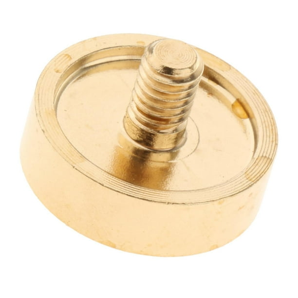 Trompetas Tapa de válvula Módulo de trompeta Pieza de reparación Instrumentos Accesorios Trompeta musical Tapa de válvula inferior pesada Tapa de Bach Botón de Sunnimix Tapas de trompeta