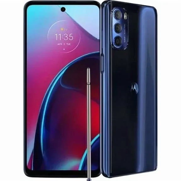 Restored Motorola Moto G Stylus (2022) XT2211-2 Unlocked 128GB Twilight Blue (Refurbished)