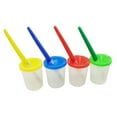 thumbnail image 2 of Children Painting Brushes Cleaning Cup Set Color-Matched Paint Brushes Kit Kids Drawing Tools, 2 of 7
