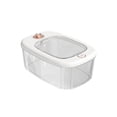 thumbnail image 1 of kurtrusly Restaurant Timed Fresh Rice Bucket Easy To Store Doesn T Up Space Doesn’t Up Space Press Rice Bucket White 5kg, 1 of 6