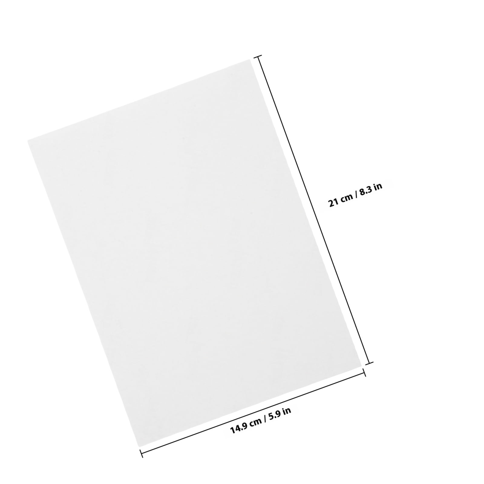 HONMEET 150Pcs Large White Writable Sticky Labels Adhesive Paper for Address Inventory and Storage