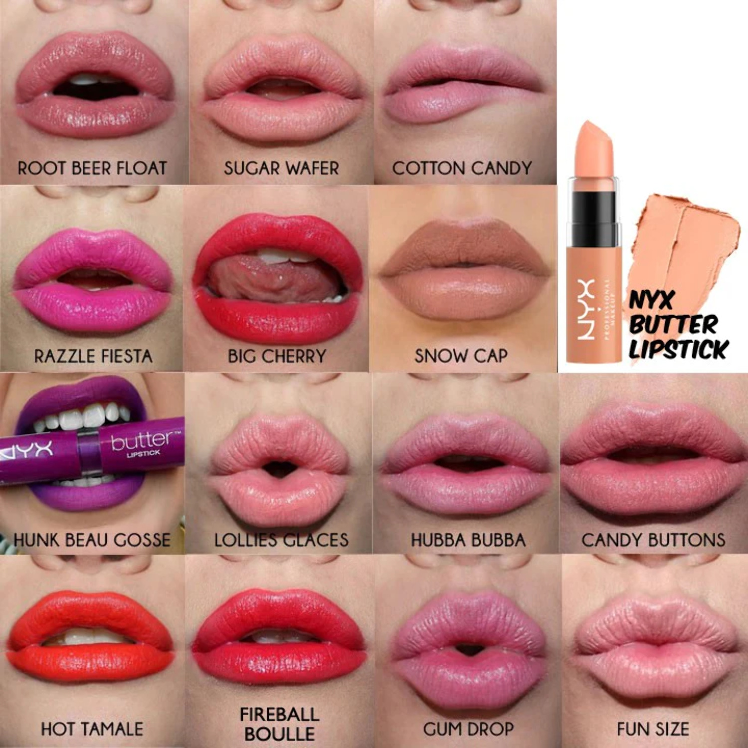 NYX Professional Makeup Butter Lipstick, Staycation - image 5 of 5
