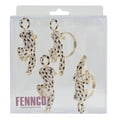 thumbnail image 4 of Decorative Bejeweled Animals Desig Napkin Rings - Set of 4 (Gold Leopard), 4 of 4