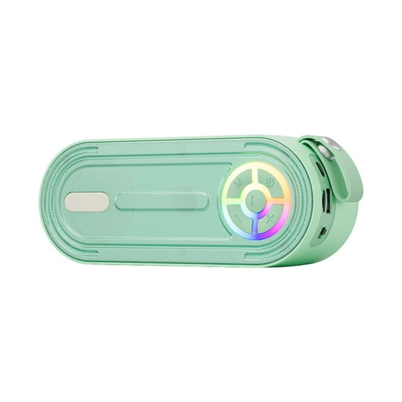 LACKUST Outdoor Portable Bluetooth 5.4 Speaker, Heavy Bass High Sound Quality, Long Battery Life, Stereo Pairing, TF Card/FM/USB, Compact Mint Green Wireless Speaker