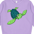 thumbnail image 3 of Inktastic Sea Turtle with Swirls Toddler Sweatshirt, 3 of 4