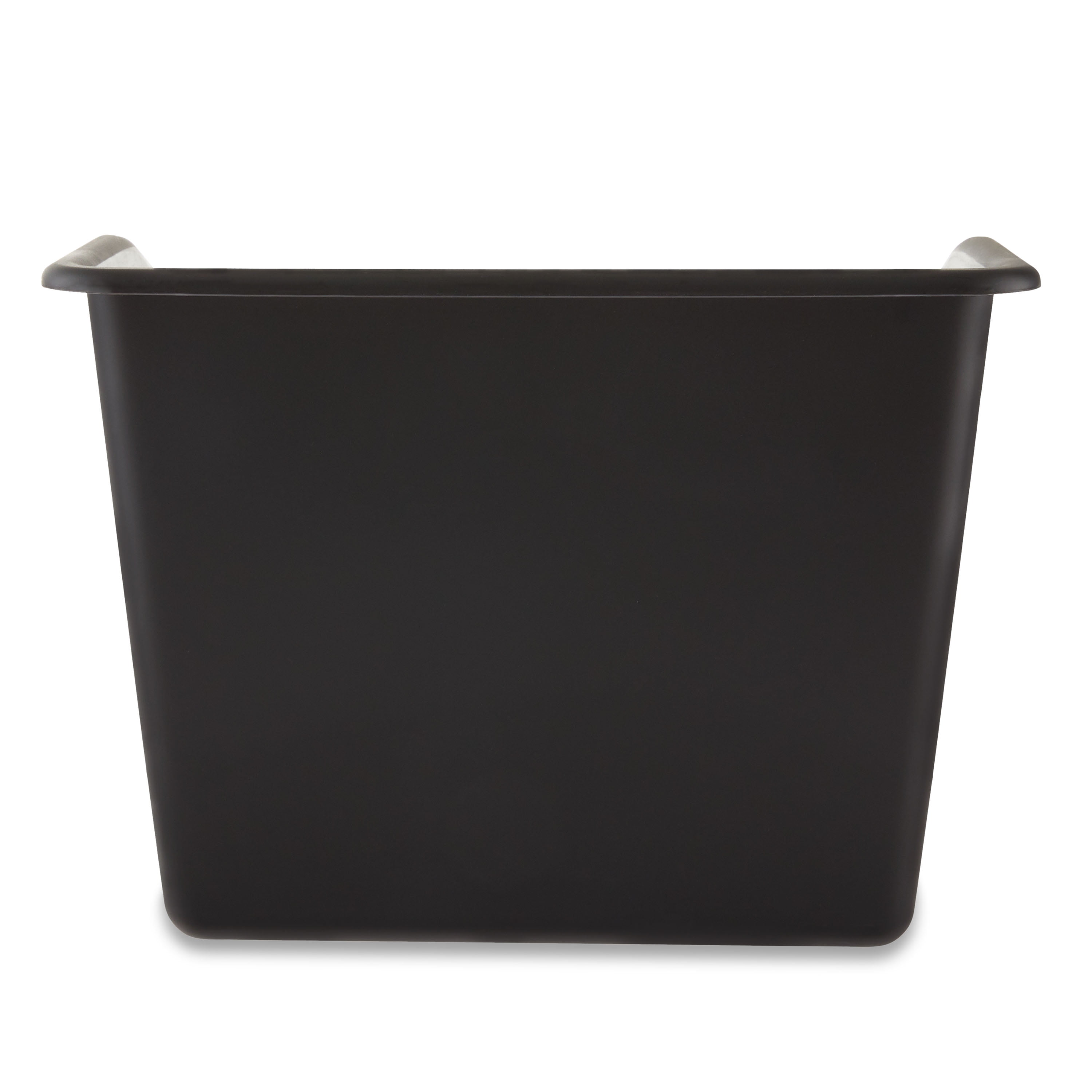 Pen + Gear Large Book Bin Desktop Organizer with 2 Removable Dividers, Black