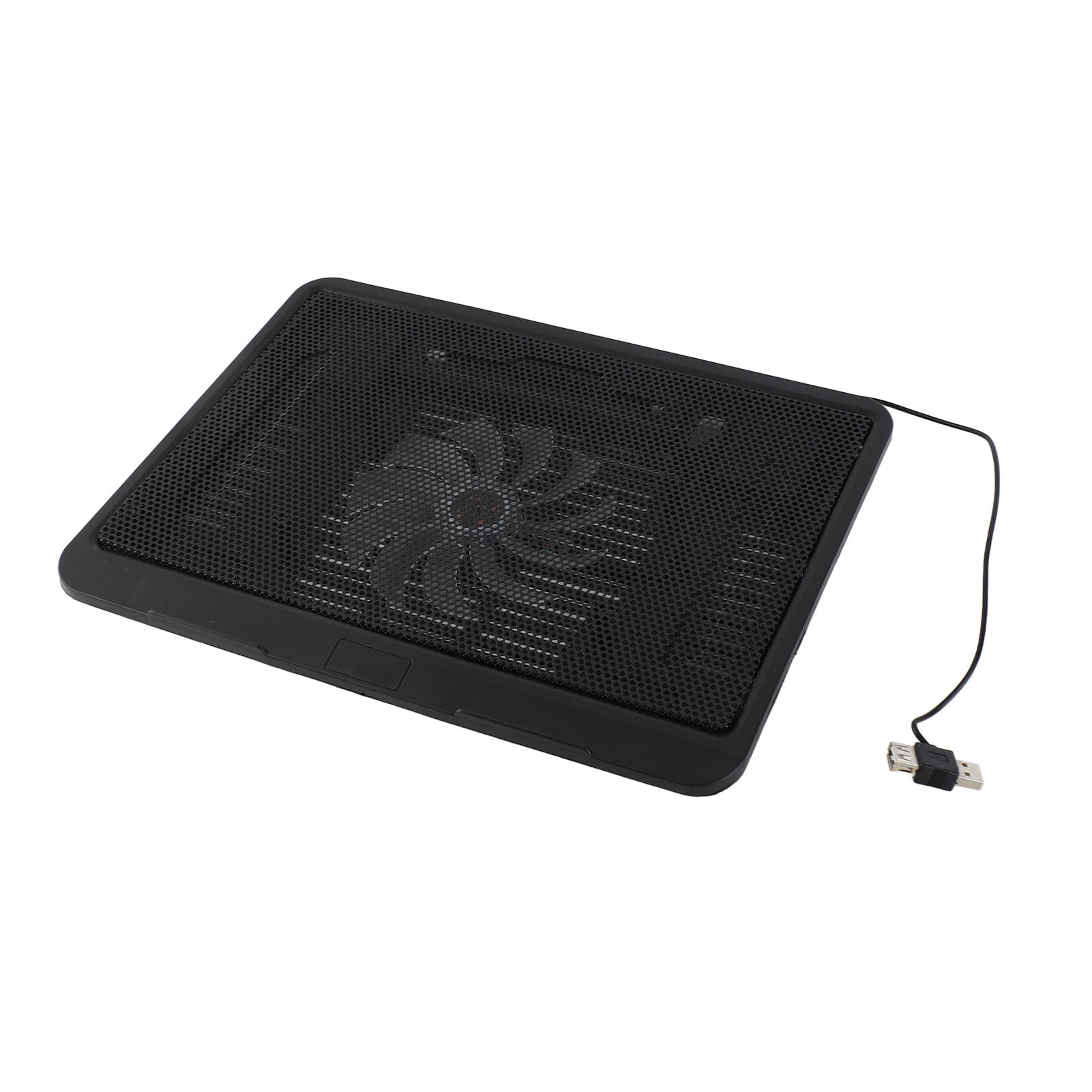 Hydraulic Bearing Laptop Cooler Pad, Quiet Fan, USB Wired, 14" Ergonomic Stand For Gaming
