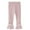 Pink a, variant on Spazoro Toddler Girls Wide Leg Leggings, Fall and Winter Soft & Comfy Elastic Waist Casual Stretchy Outwear Tights Pants Black Size 4-5T