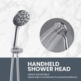 thumbnail image 3 of Wowow Wall Mount Single Handle 2-Spray Shower Faucet 1.8 GPM with 12 in. Round Shower Head in Polished Chrome, 3 of 8