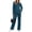 Turquoise, variant on Lounge Sets for Women 2 Piece Outfit Sweatsuits Sets Crewneck Pullover Sweatshirts and Sweatpants Tracksuits Fall Clothes