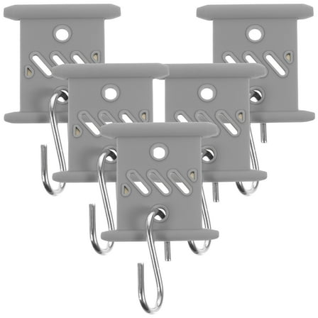 PTOOTP 5Pcs Awning Hangers Rubber Grey for RV Accessories Storage Solution