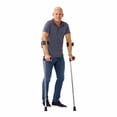 thumbnail image 2 of Muletas de antebrazo Medline Guardian para adultos, altura alta, ligeras y ajustables: ayuda superior para una mayor independencia (1 par), 2 of 3